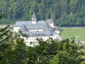Col & abbaye de Tamié, depuis Ecole en Bauges