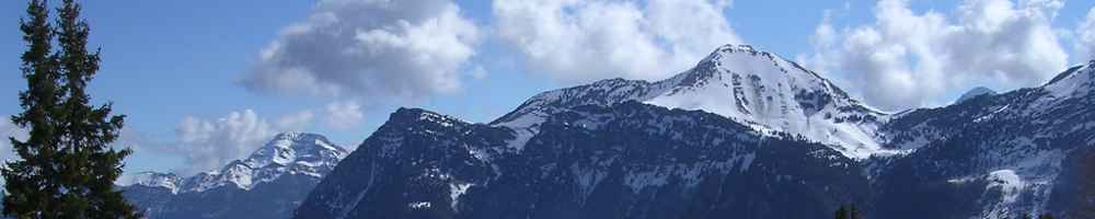 Rossanaz et le Colombier, dans le Massif des Bauges, en Savoie